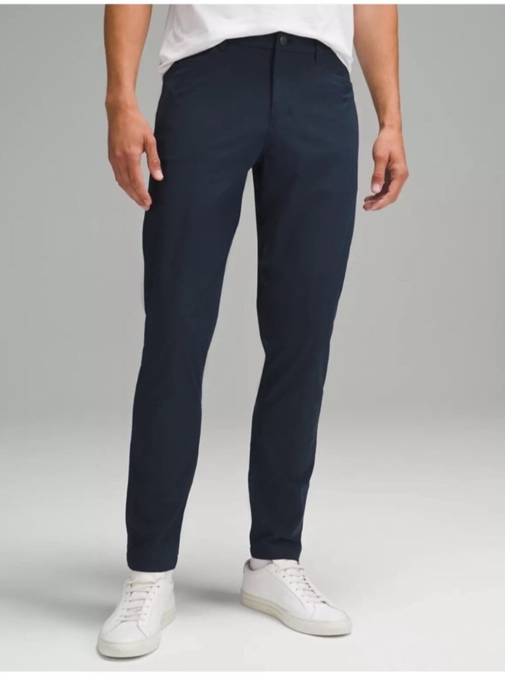 Lululemon Men’s Navy Blue ABC Slim-Fit 5 Pocket Warpstreme Pants Size 31